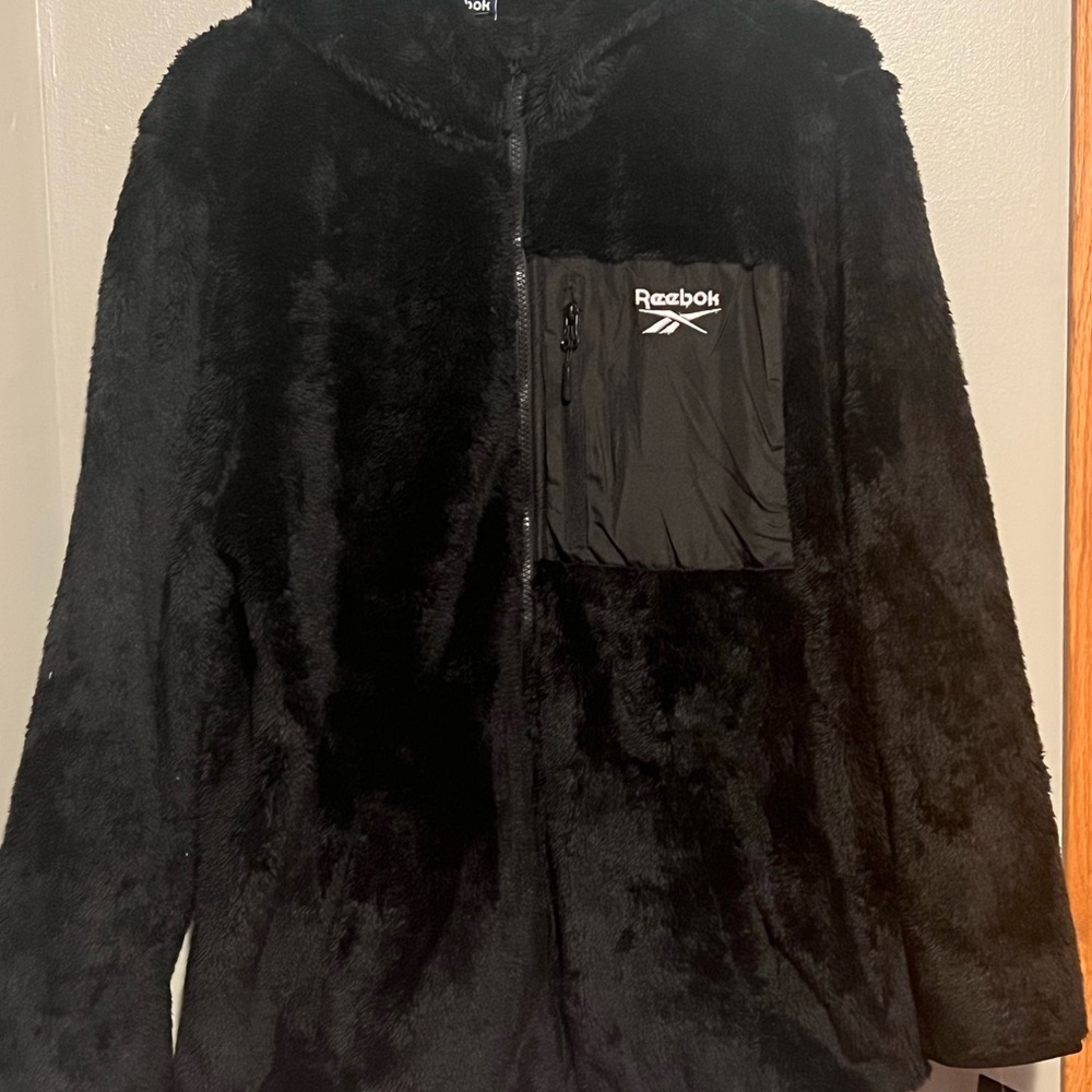 Reebok Plush Black Hoodie